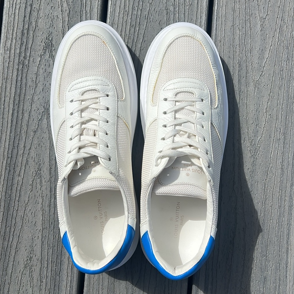 Louis Vuitton Beverly Hills Sneaker in white and blue. Men’s Sz 9 - Picture 6 of 16